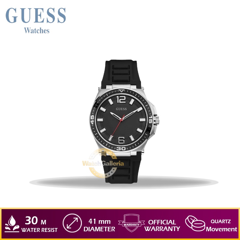 Jam Tangan Pria GUESS W1253G1 - Hitam Original