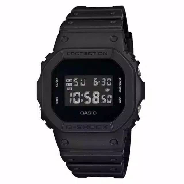 jam tangan pria hitam full black digital