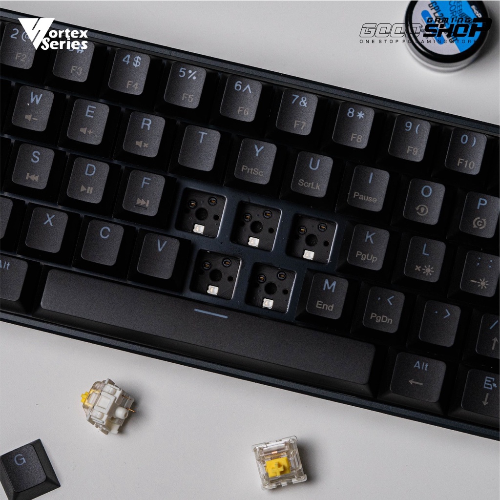 VortexSeries VX5 PRO 60% Mechanical Keyboard - Smokey Black