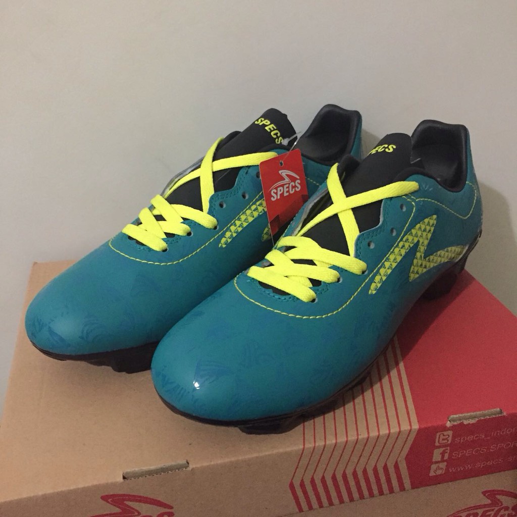 Sepatu Bola Specs Quark FG Tosca Solar Slime 100805 Original BNIB