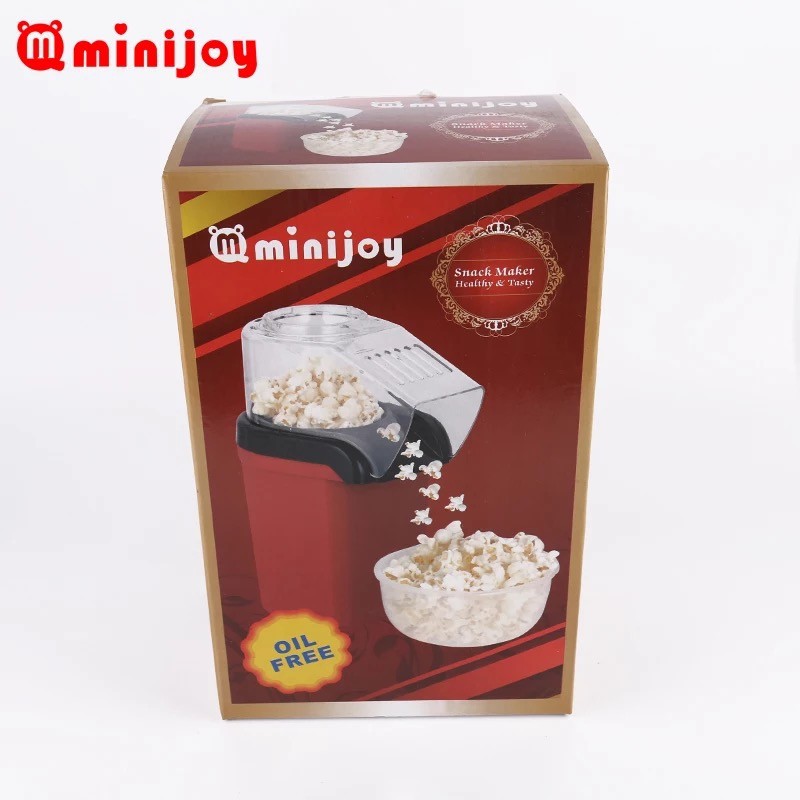 Mesin Popcorn Maker minijoy Oil Free tanpa Minyak 3 menit siap