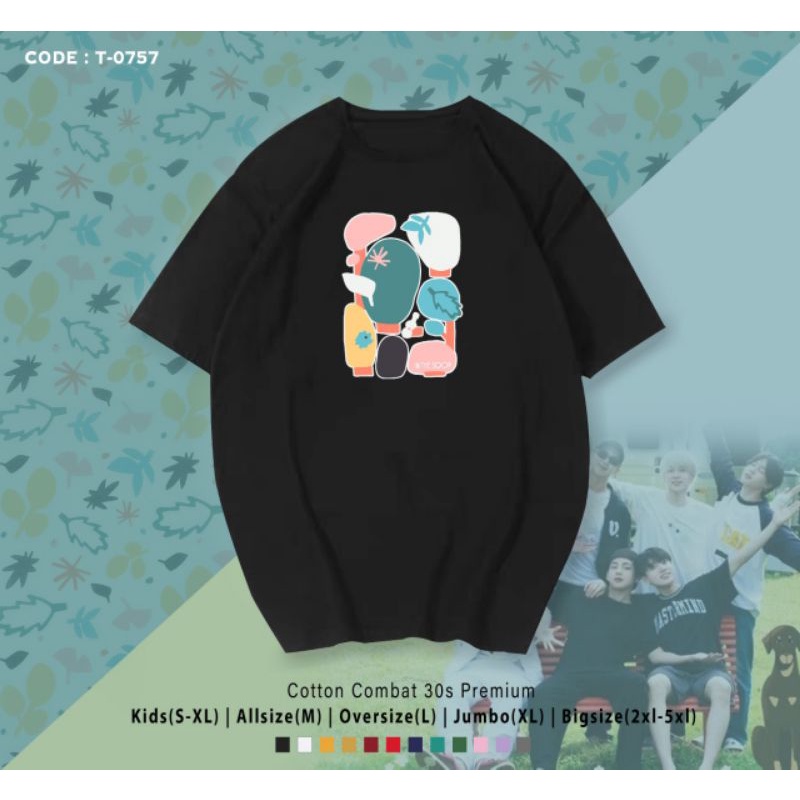 KAOS BTS IN THE SOOP/T-SHIRT BTS EDISI IN THE SOOP 757