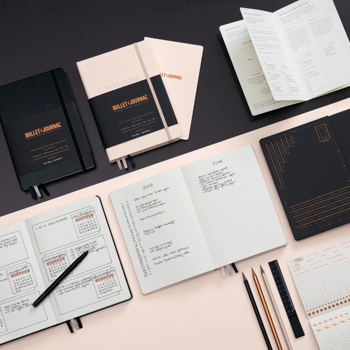

(BISA COD) LEUCHTTURM 1917 Bullet Journal Edition 2 #Rhodia Bujo - Black