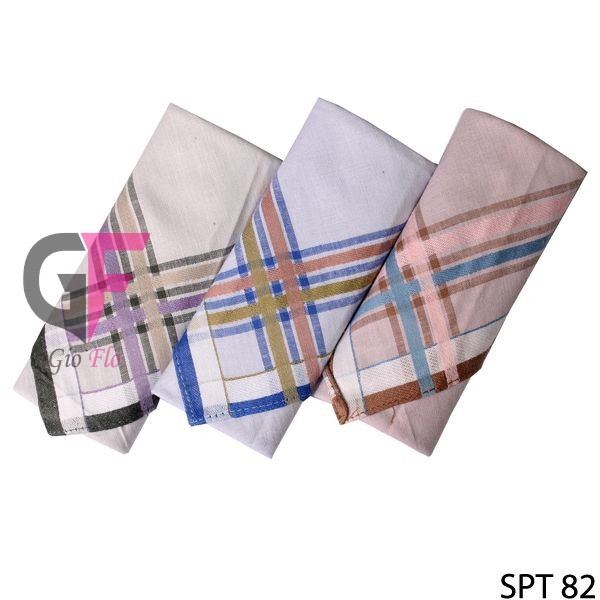 GIOFLO Sapu Tangan Pria Modis Bagus Isi 3 PCs Multicolor / SPT 82