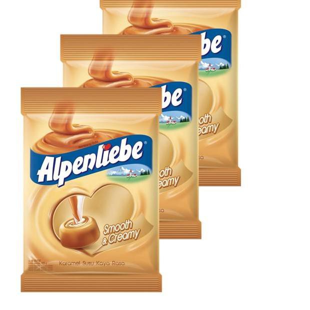 

★Terlaris★ Alpenliebe Caramel Pouch 125 gr - 3 pcs ✽