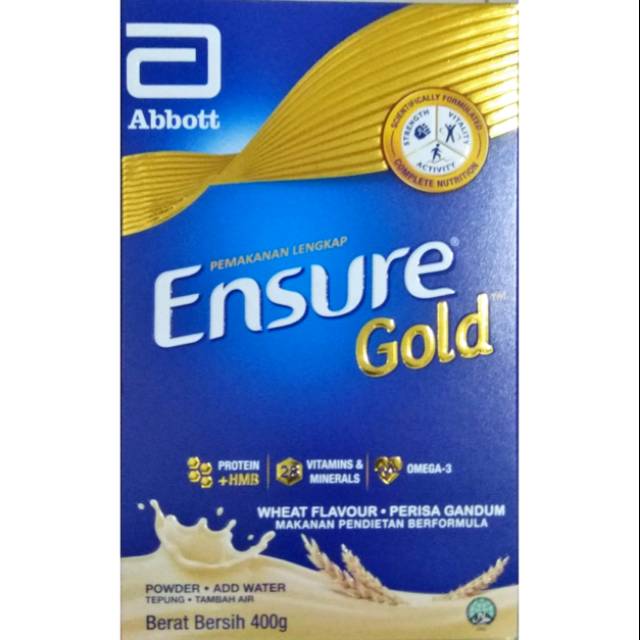 Susu Ensure Gold wheat 400gr dari abbott rasa gandum ENSURE GOLD WHEAT MURAH SEHAT
