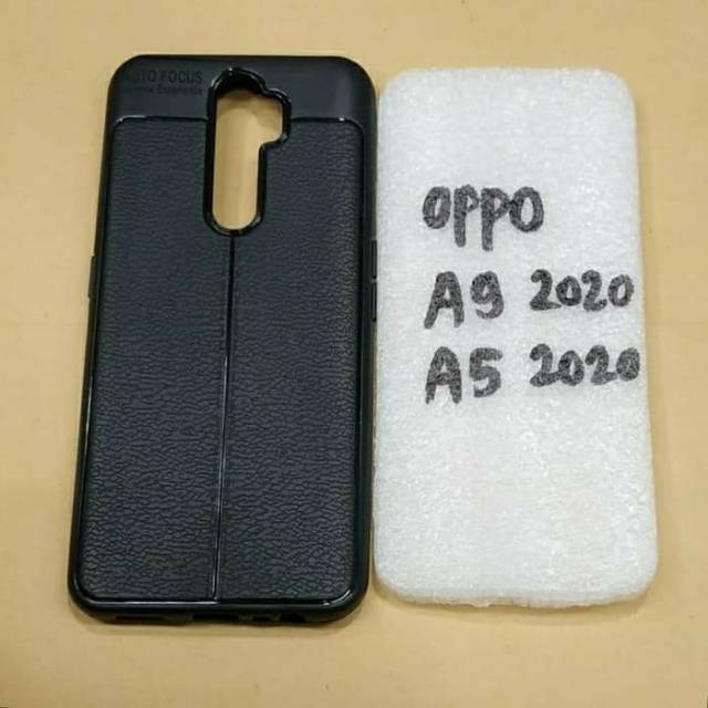 OPPO A5 2020 / A9 2020 , OPPO A16 silikon karet hitam softcase mantul murah meriah