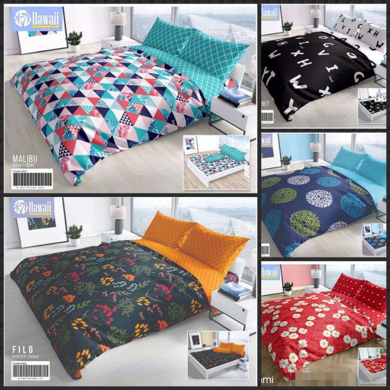 COMFORTER/BEDCOVER ONLY HAWAI UK.180X200 FILO MALIBU AMMI ALPHABET JOLA