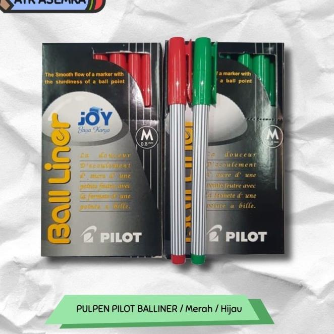 

(N8R9) Ballpoint Pilot Balliner (warna Hitam/Biru) PILOT //Trend@ready