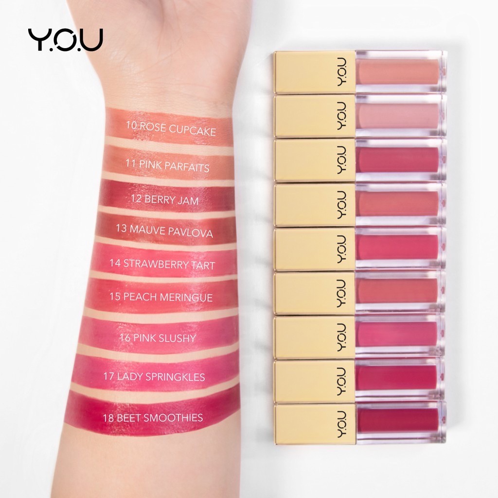 YOU The Gold One New Rouge Satin Lip Cream