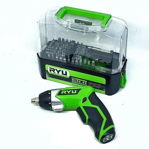 RYU RCD 4.8V Cordless Screwdriver / Bor Obeng baterai 4.8V