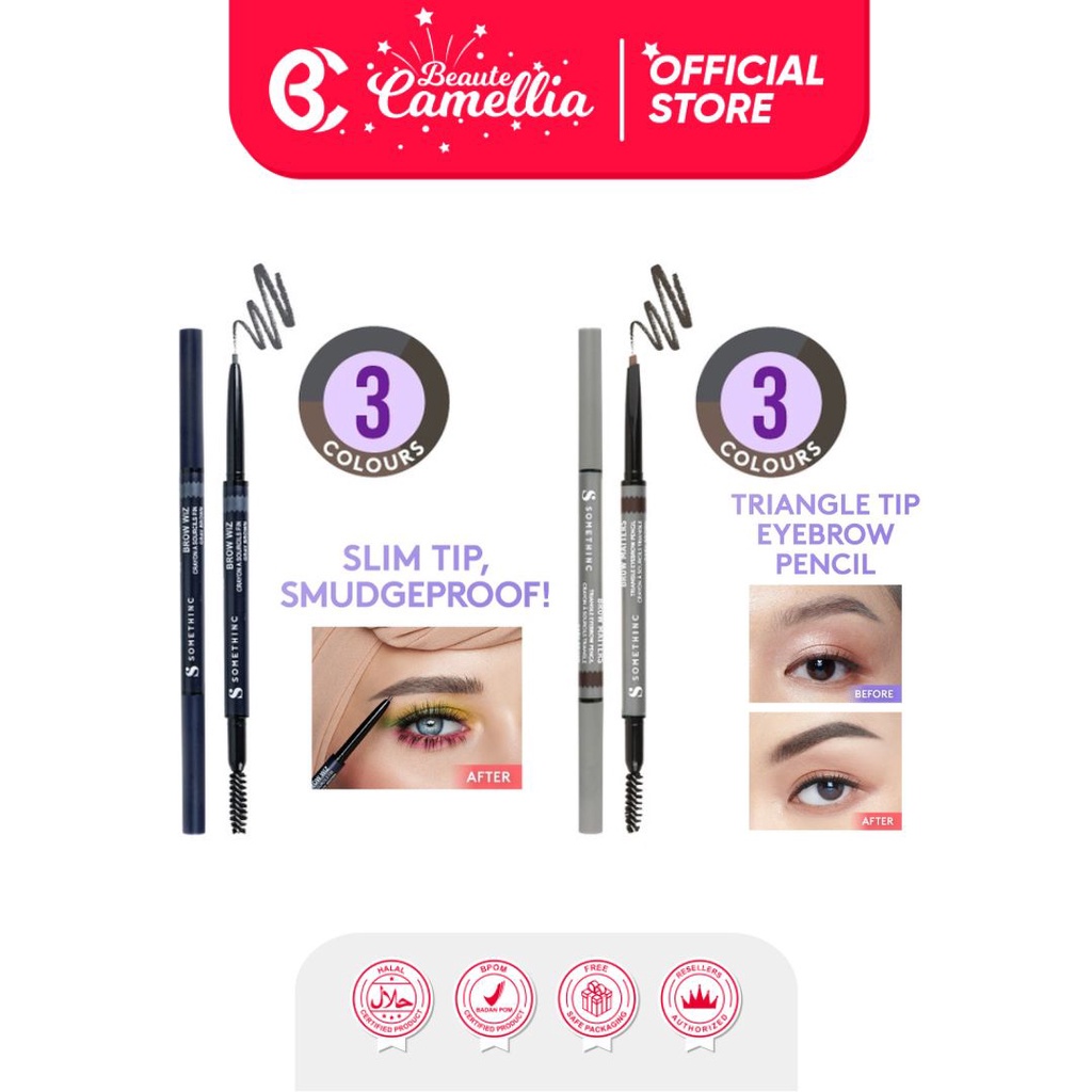 Jual SOMETHINC Brow Wiz Slim Eyebrow Pencil | Brow Matters Triangle ...
