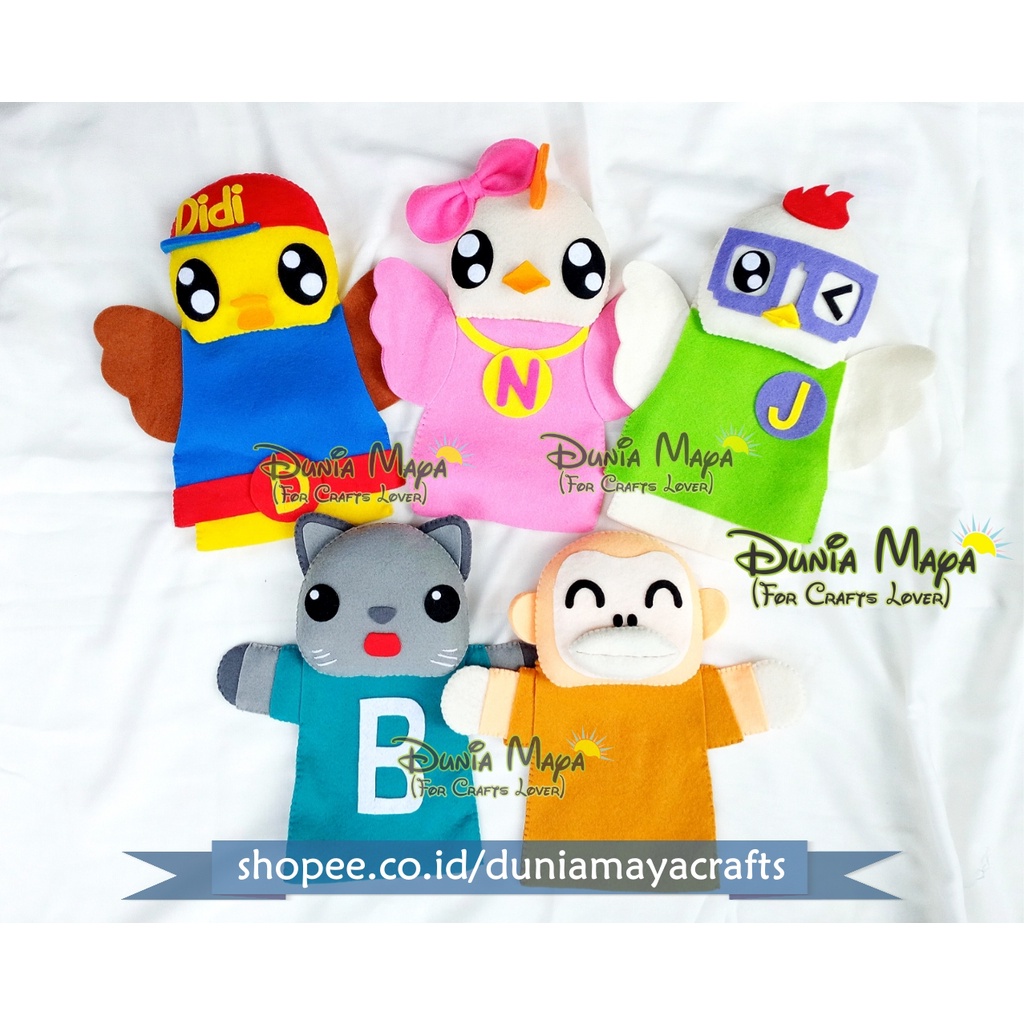 Boneka Tangan Didi and Friends/Nana Jojo / Mainan Edukasi