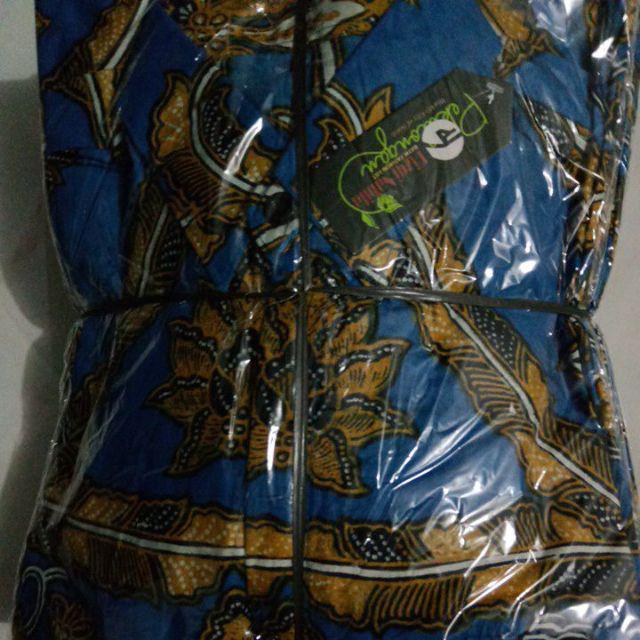 Kemeja Batik Pria Lengan Pendek Size M L Xl Xxl Bswart Batik Hrb026 Kenongo Hem Panjang Padi
