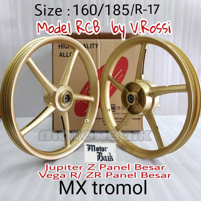 Velg pelek racing SANCA palang 5 RX KING Satria FU Jupiter mx old mx double disc mx king jupiter z v