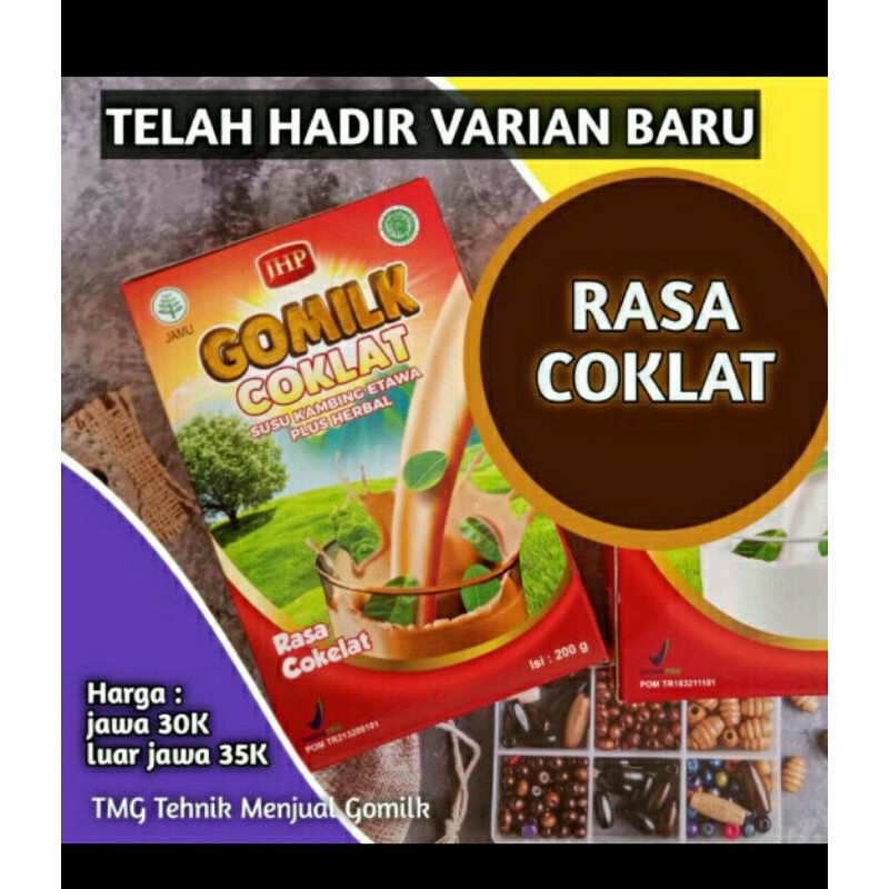 

susu kambing gomilk coklat