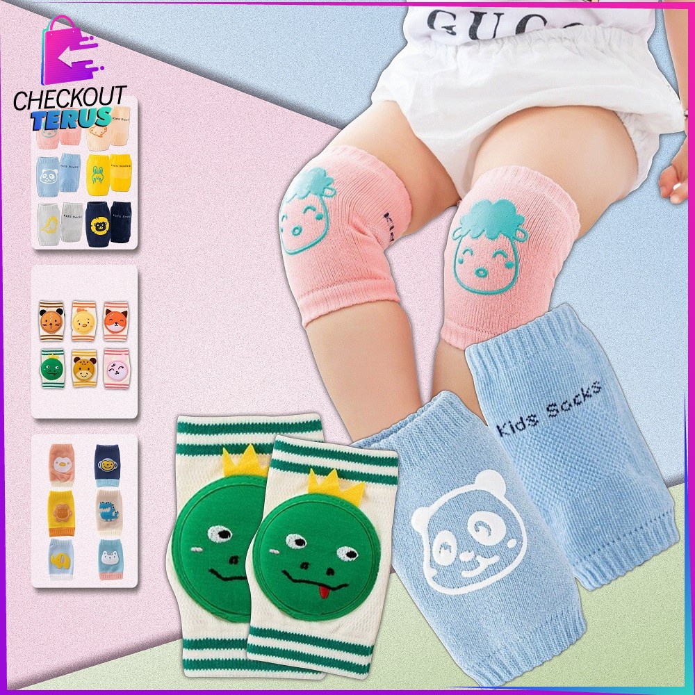 CT P85-P87 Pelindung Lutut Anak Bayi Merangkak Knee Protector Anti Slip Kaos Kaki Anak Bayi Deker Lutut Anak Anti Tergelincir