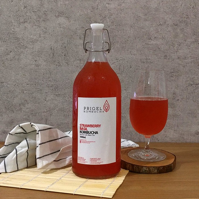 

Prigel Kombucha Strawberry Basil 1000mL