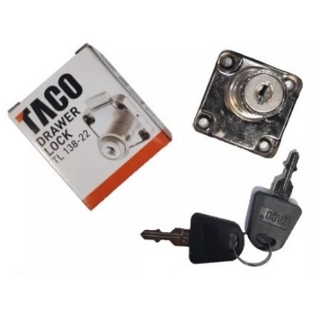 TL 138 22 mm Kunci Laci Meja Lemari Taco Drawer TACO