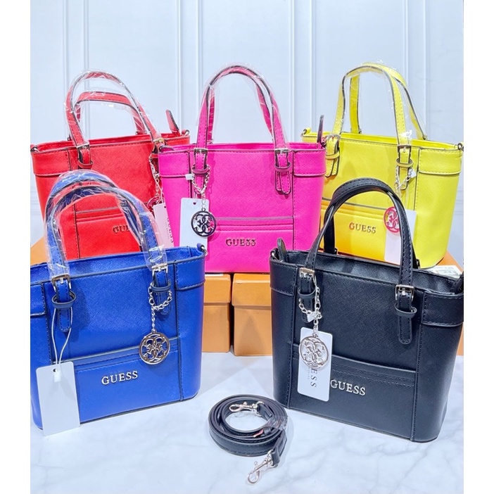 Tas Wanita GS Delaney Saffiano Mini Tote Bag - 1401#