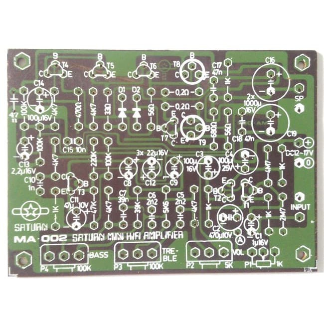 PCB Saturn MA-002 Mini HIFI Amplifier