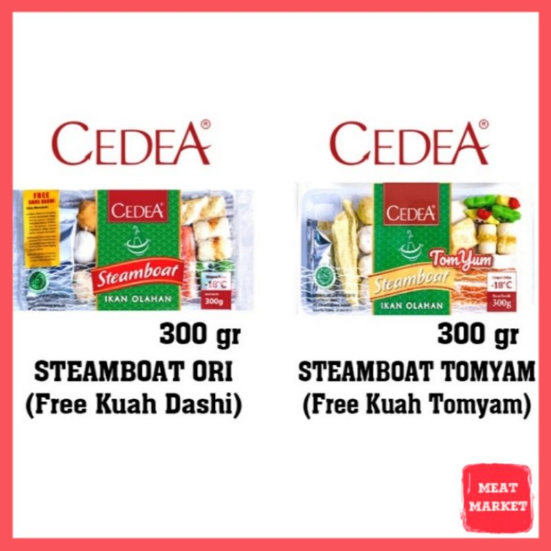 

Cedea Steamboat (pilihan: Free kuah Ori / Tomyam) 300gr