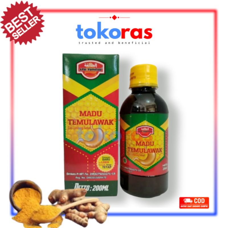 

Madu Temulawak Plus Kunyit Ath-Thoifah Daya Tahan Imun Stamina Maag
