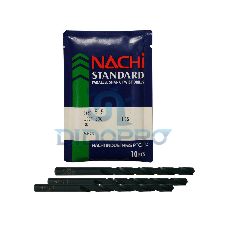 NACHI Mata Bor Besi 5.5mm HSS ORIGINAL ASLI