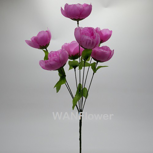 WANFLOWER Bunga Peony Beauty X7 * MAGENTA