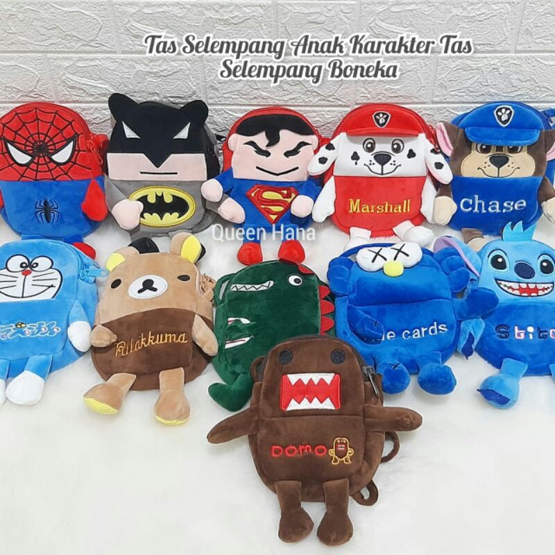 Tas Selempang Anak Karkter Tas Selempang Boneka New