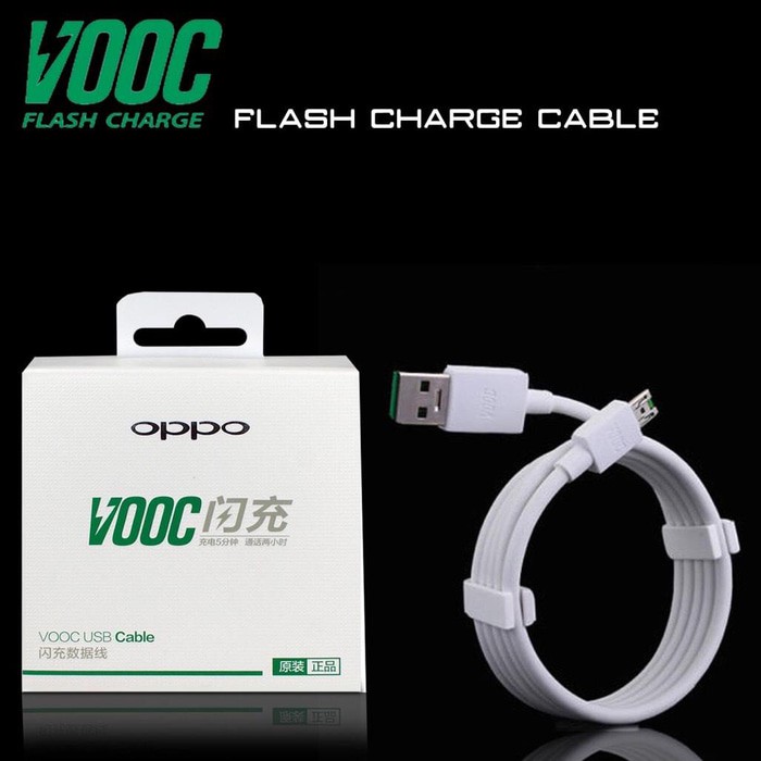 KABEL DATA OPPO VOOC 4A NEW PACK ORIGINAL F5 F7 F9 F1 Plus R15