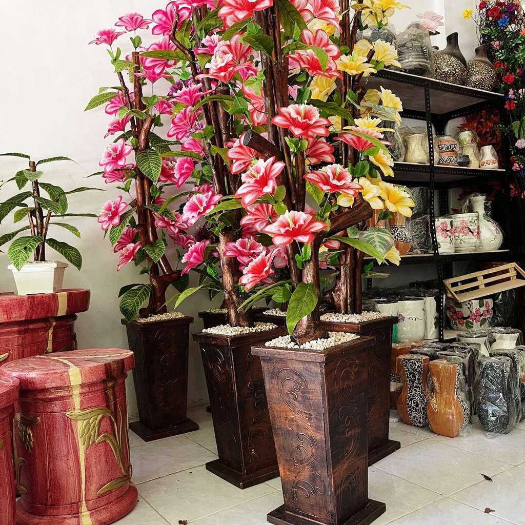 Bunga sakura hiasan rumah /dekorasi rumah/bunga plastik