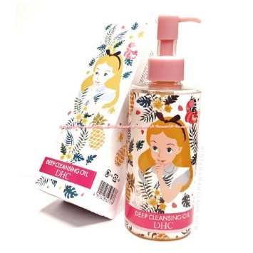 DHC Deep Cleansing Oil 200ml Pembersih Muka Penghapus Make up Tahan Air DHC Cinderella Mickey Mouse Edition