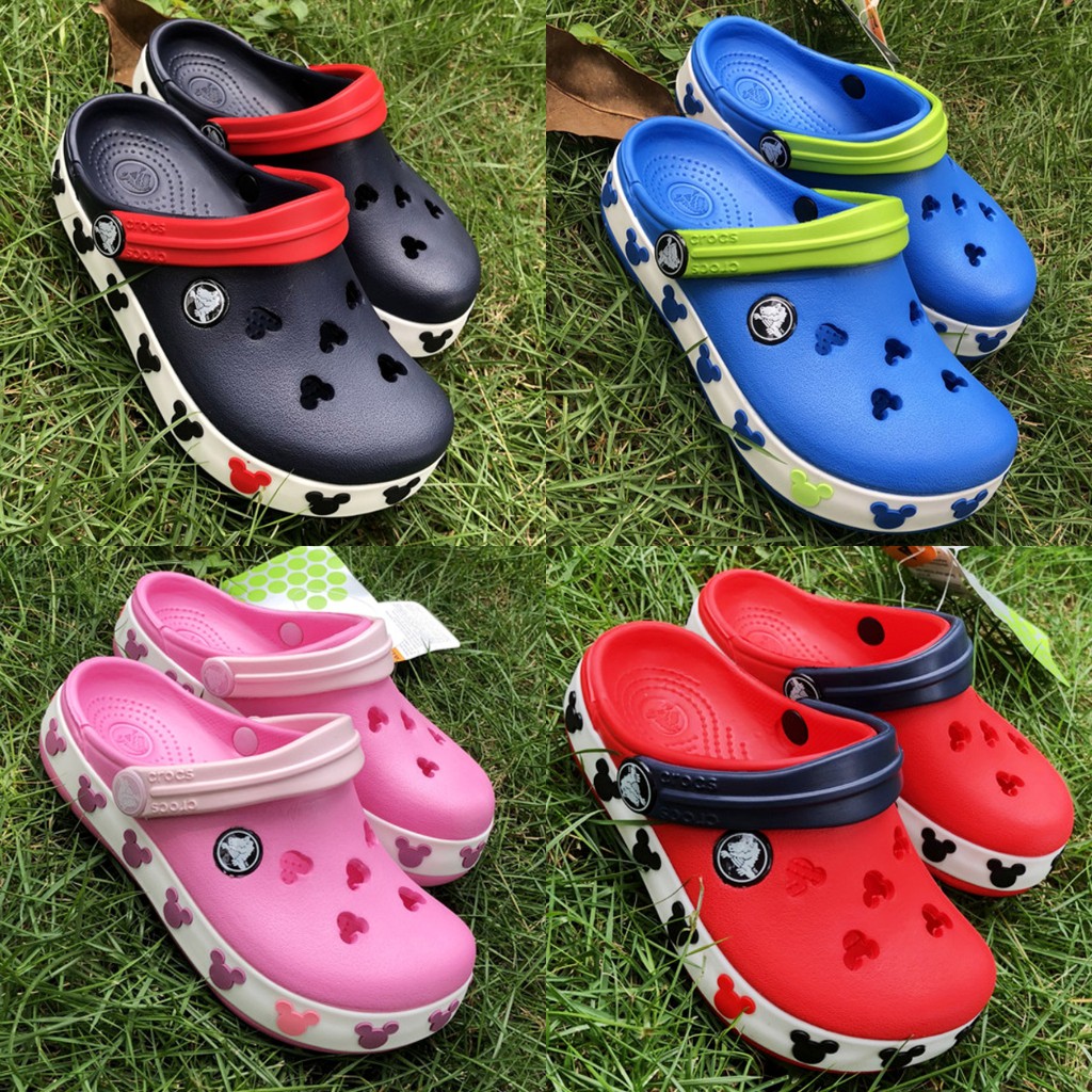 Crocs Anak / Crocs Kids / Sepatu Sandal Anak / Crocs Mickey / Sandal Mickey / Sandal Crocs Disney