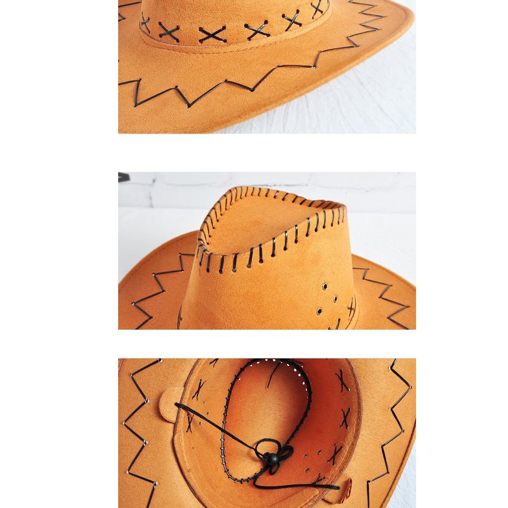 Topi Koboy / Topi Cowboy Amerika Laken Dewasa T10