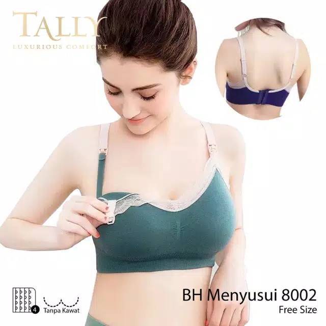 TALLY Nursing Bra bra Menyusui Premium 8002 Busa  Tipis  tanpa kawat