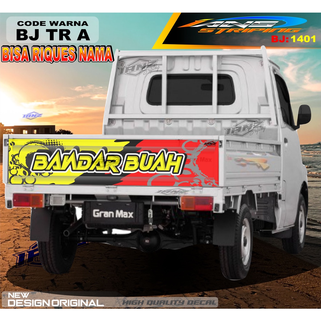 STICKER GRANMAX PICK UP / STICKER BAK BELAKANG GRANMAX / DECAL STICKER GRANMAX