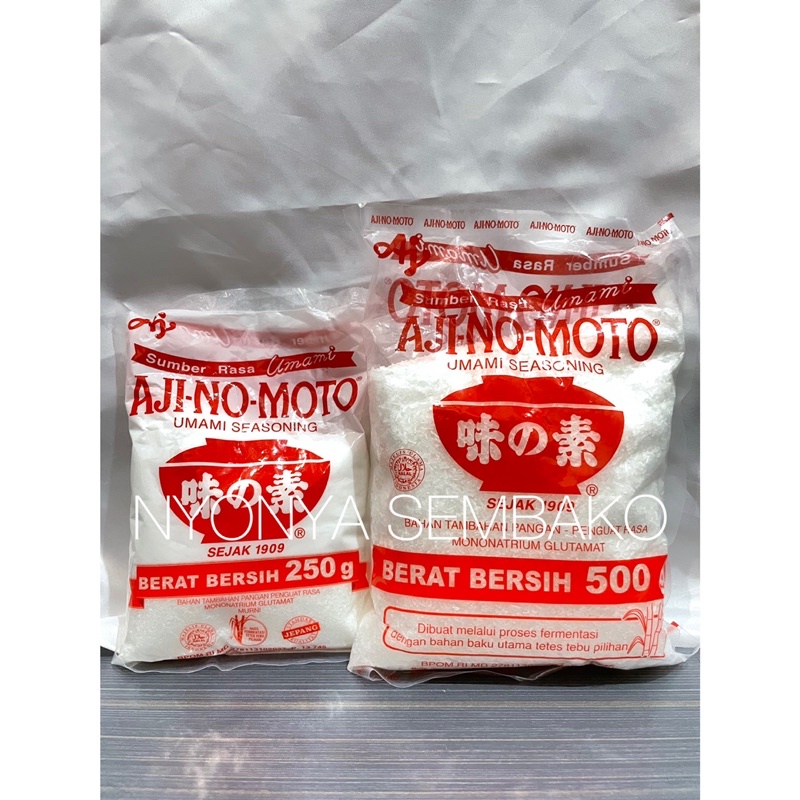 

AJINOMOTO / AJI-NO-MOTO PENYEDAP MSG 250GR - 500GR UMAMI SEASONING