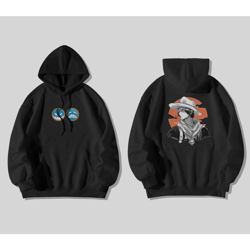 TERBARU Jaket hoodie jumper anime ACE - ONE PIECE