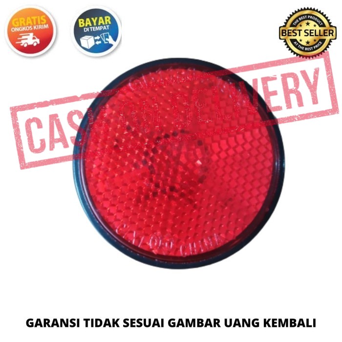 Lampu LED mata kucing bulat nmax new universal - Biru