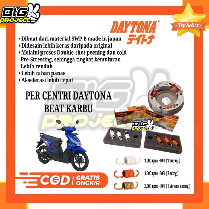PER KAMPAS GANDA PER CENTRI DAYTONA BEAT KARBU PER SENTRIK BEAT KARBU ORIGINAL DAYTONA
