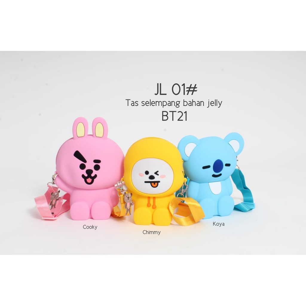 Tas selempang jelly BT21