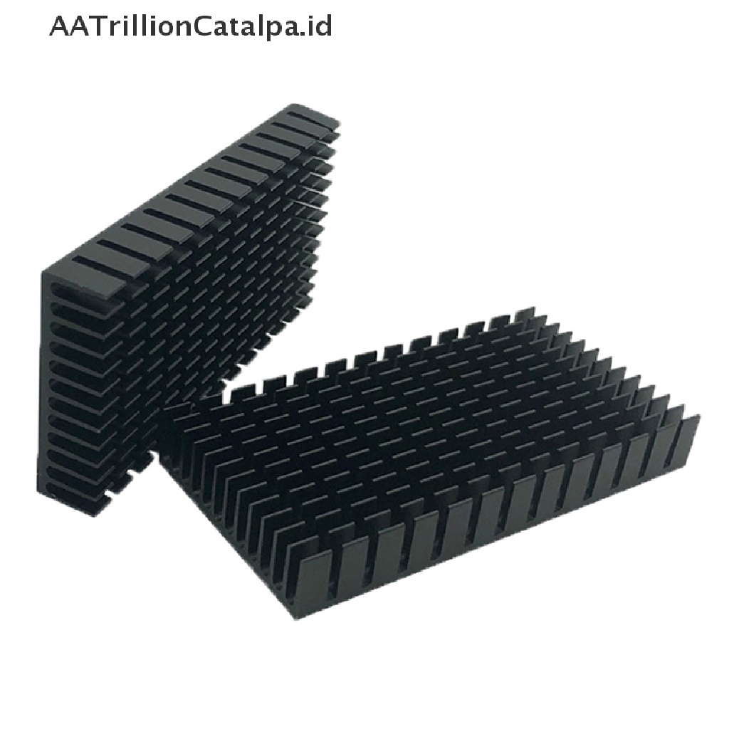 Aatrillioncatalpa 80x40 X 11mm Heatsink Panel Radiator Power IC CPU Bahan Aluminum