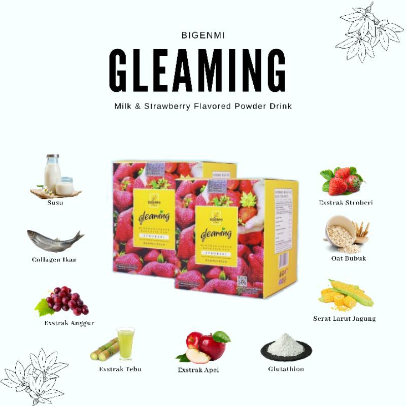 Collagen Bigenmi/ Suplemen pencerah tubuh/ Gleaming Bigenmi