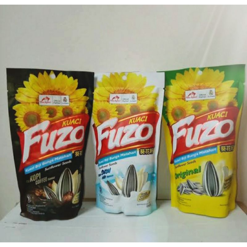 

Kuaci FUZO Rasa Original, Kopi, dan Susu 150gr