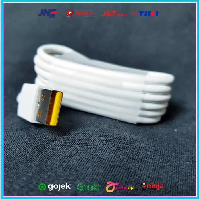 Kabel Data Realme ORIGINAL 100% Micro USB 2 Ampere Putih