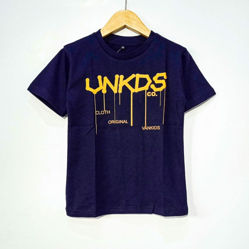 pakaian atasan kaos distro anak navy vk100