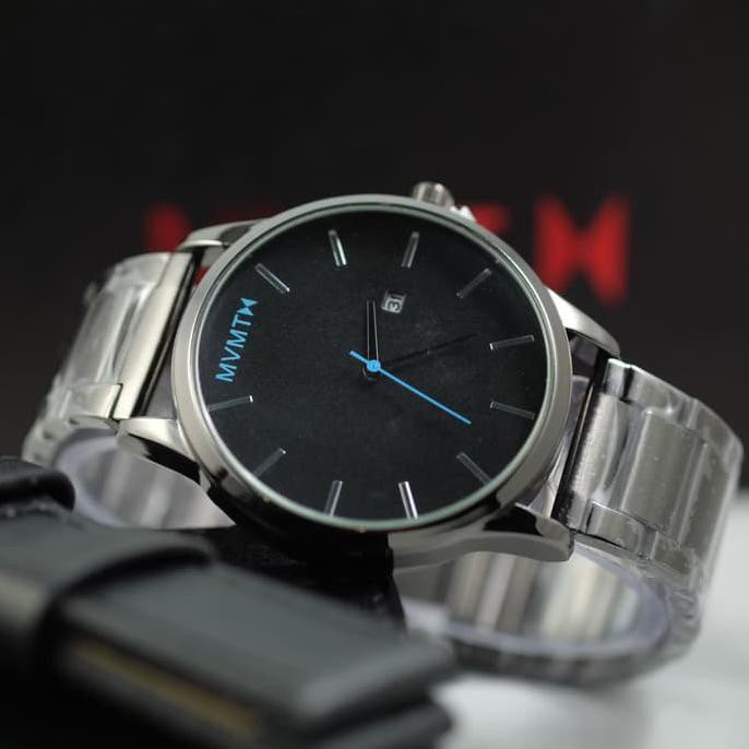 Termurah - Jam Tangan Pria Wanita Mvmt Date Chain Strap - Promo