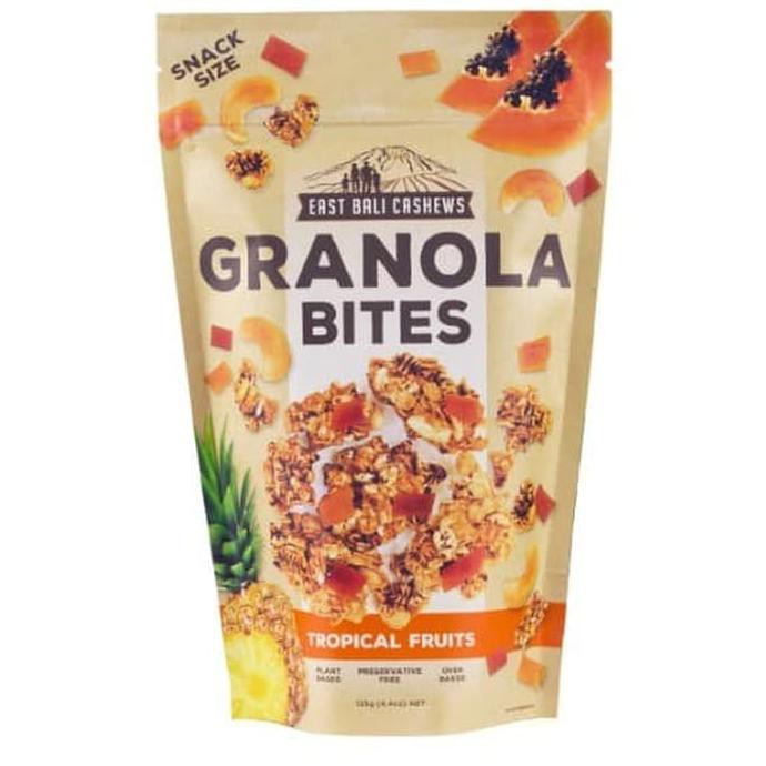 

Termurah! East Bali Cashews Granola Bites Tropical Fruits 125 Gr