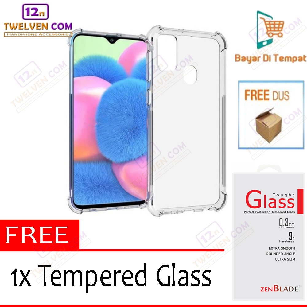 [FLASH SALE] Case Anti Crack Anti Shock Softcase Infinix Smart 5 - Free Tempered Glass